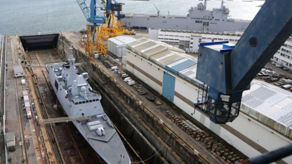 Clap de fin des travaux de remise en état des aqueducs des bassins de la Base Navale de Brest